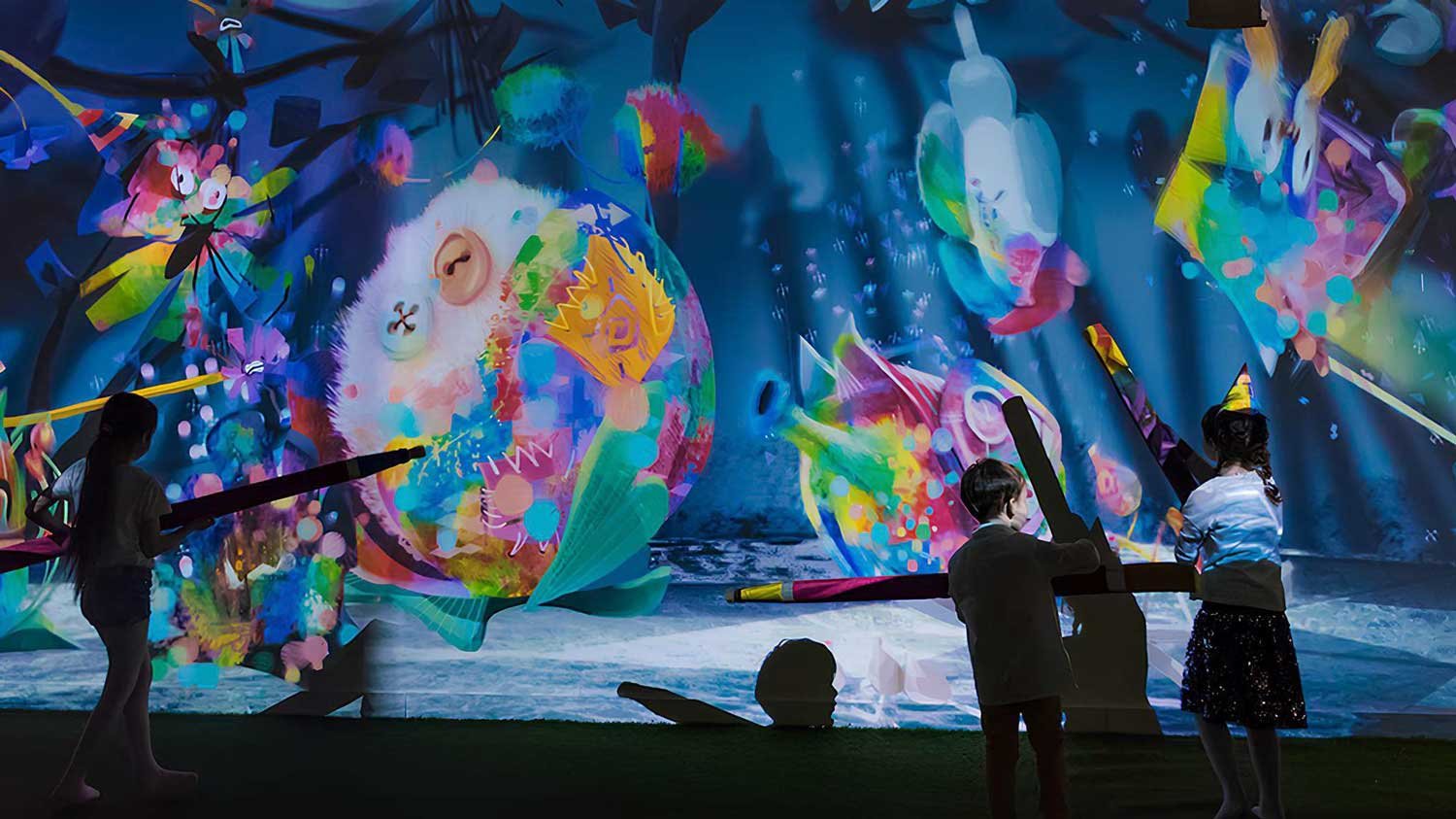 Digital Coloring Wall